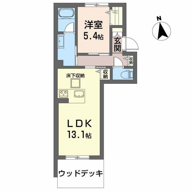 シャーメゾン加納神明の間取り