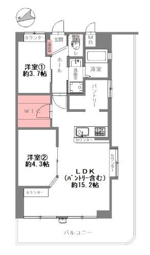 【間取り】 | ふぁみーゆ寝屋川セントラルパークA棟