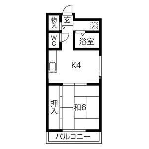 【間取り】 | ニューシャトー西洞院