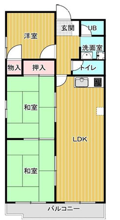 ソシアハイツオクダの間取り