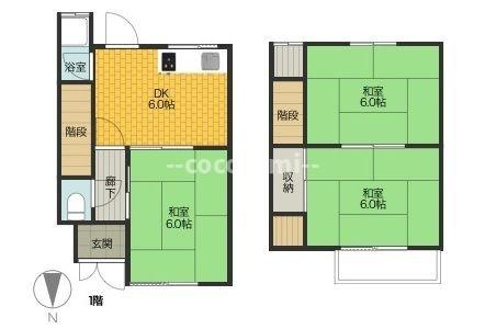 金田町3丁目戸建の間取り