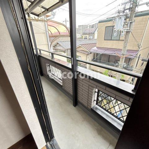池田1丁目車庫付き戸建てのバルコニー