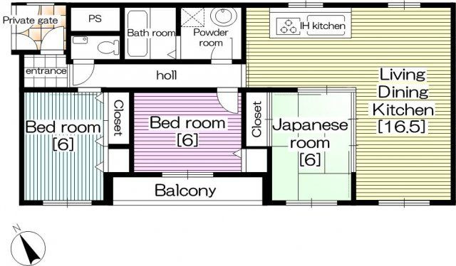 レジデンス東山の間取り
