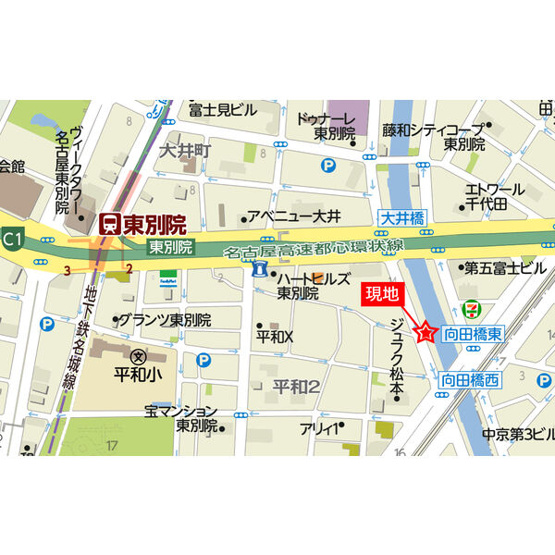 【地図】 | ミリオレビータ金山