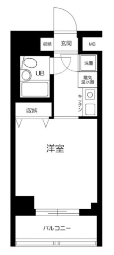 杉並区和泉４丁目の賃貸マンションの間取り