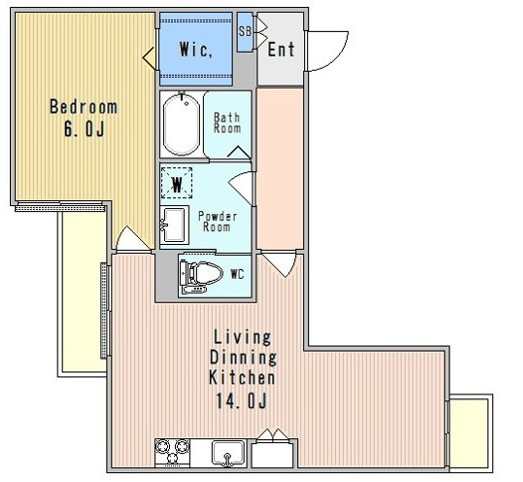 Maison　de　KANARIの間取り