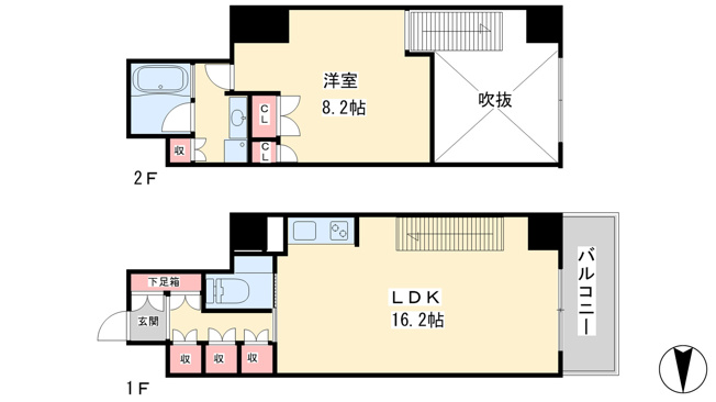 【間取り】 | KDXレジデンス本町橋