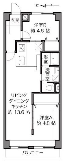 ニックハイム東陽町第6の間取り|2021年10月にフルリノベーションをしたお部屋ですので室内は大変きれいな状態です