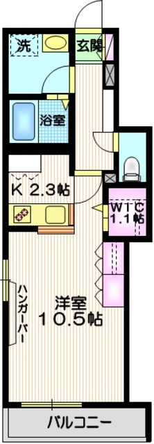メゾン・ド・パサージュの間取り|★角部屋２面採光★