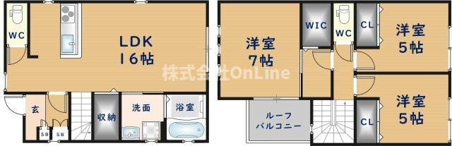 【間取り】 | ティエラ恩智(ザ)フォレスト