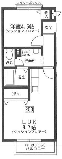 カルム国立 の間取り
