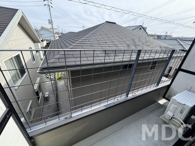 ピーススクエア住吉Aのバルコニー