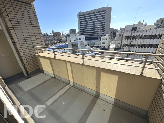 幸町シュンレジデンスのバルコニー