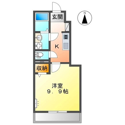 スターテラス古川Bの間取り