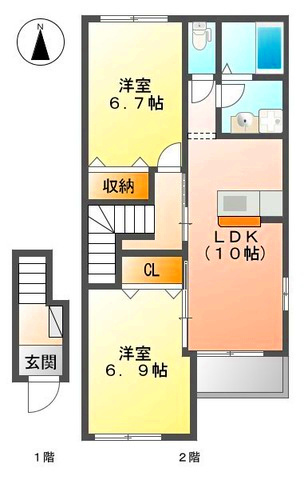 カサフェンテ　の間取り