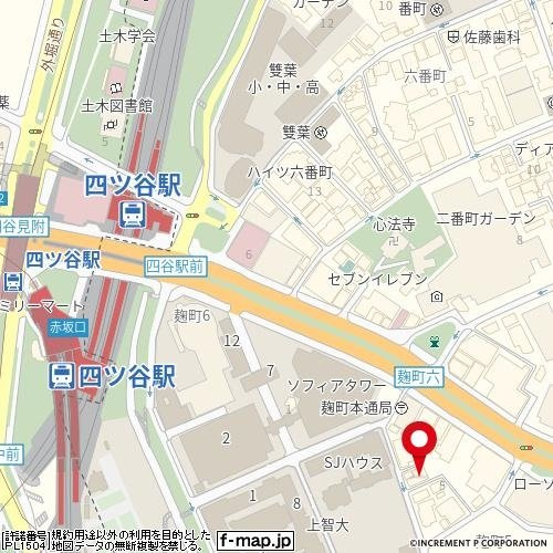 DUARES麹町の地図