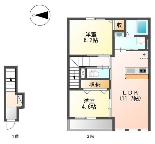 【間取り】 | エスペランサ針田