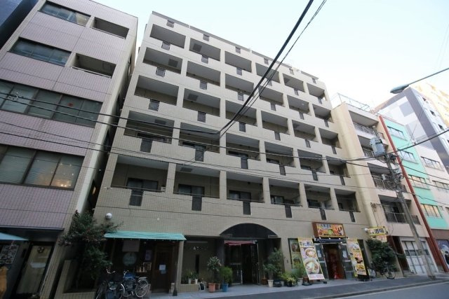 ネオアージュ八丁堀の外観|外観は落ち着いています