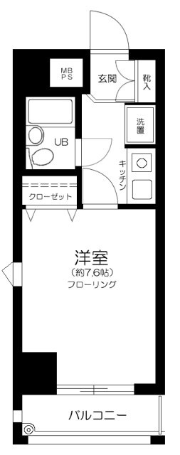ネオアージュ八丁堀の間取り