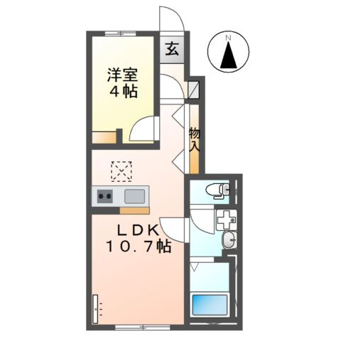 【間取り】 | サンライズＫ