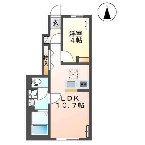 【間取り】 | サンライズＫ