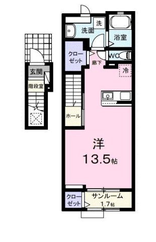 【間取り】 | レンジ　雄町