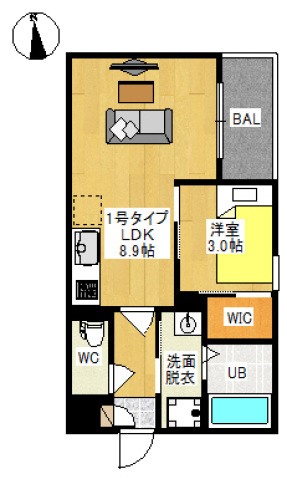 【間取り】 | REGALEST 十日市西町