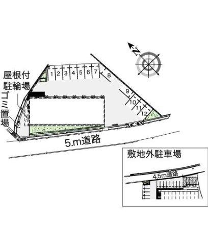 レオネクストＧｒｏｏｖｅｒⅡの区画図
