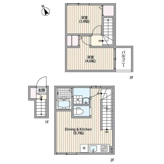 【間取り】 | ミハス三軒茶屋