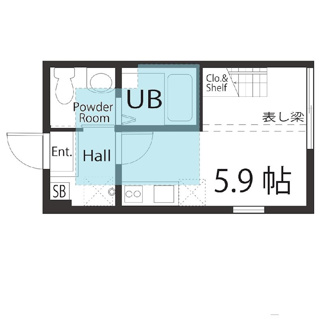 【間取り】 | ハーミットクラブハウス井土ヶ谷Ⅱ
