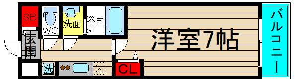 ファステートNAMBA華月の間取り