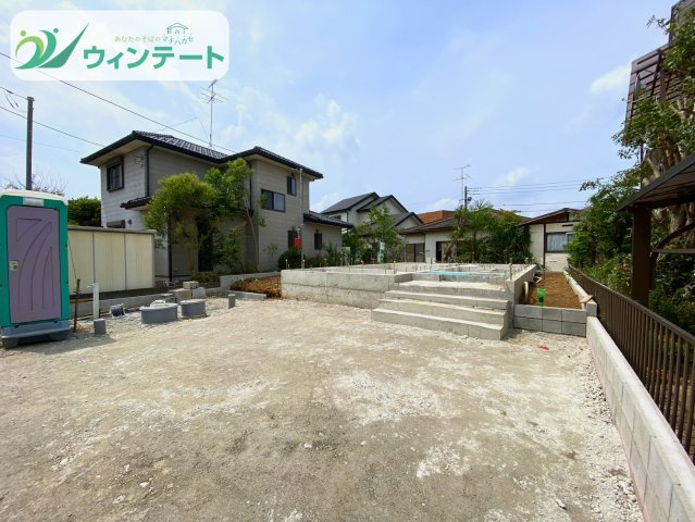 牛久市小坂町第7　新築戸建の外観|現在建築中です！お近くの同仕様内観の物件も見れますのでお気軽にお問い合わせください！