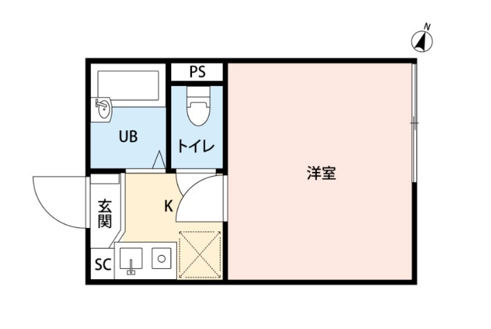 Reberty北千住の間取り