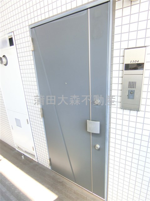 スカイコート蒲田ガーデンの玄関
