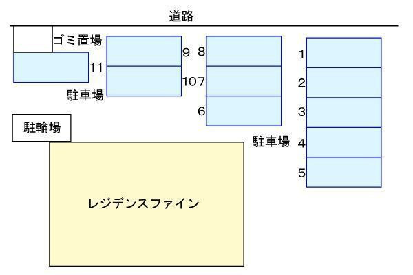 レジデンス・ファインの区画図