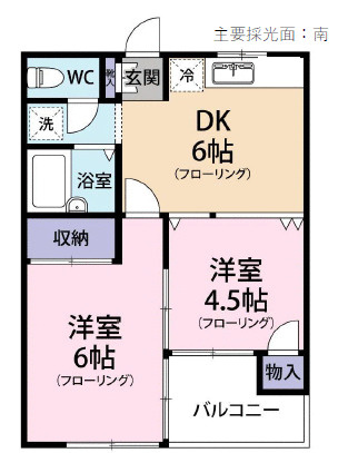 セシーズ府中の間取り|現状と異なる場合は現状優先