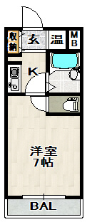 リアライズ逆瀬川の間取り