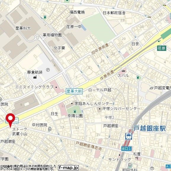 ストーク武蔵小山の地図