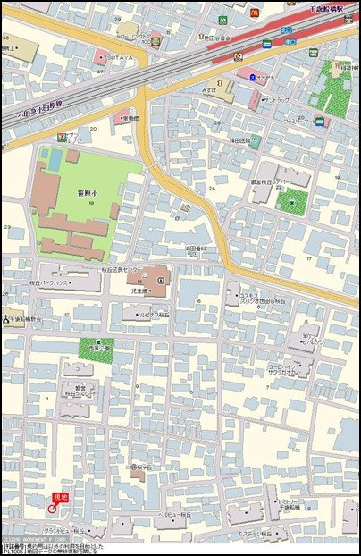 菱和パレス世田谷桜丘の地図