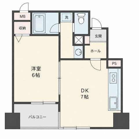 ライツェント広尾の間取り