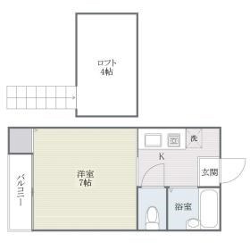 コモド天神南の間取り