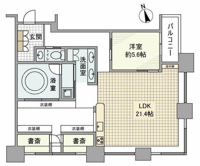青山パークタワーの間取り