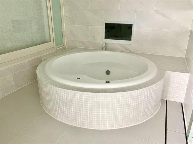 青山パークタワーの浴室