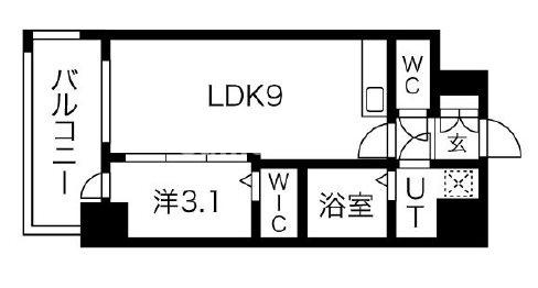 ミラージュパレス難波グランツの間取り