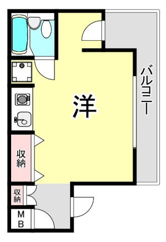 Epta神戸祇園の間取り