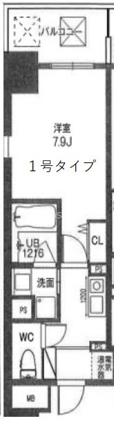 クローバー・ビュー上本町の間取り