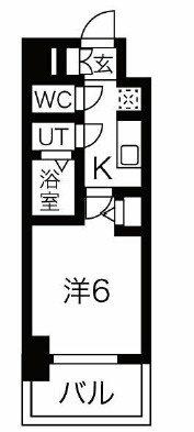 ファステート難波ラグジュの間取り