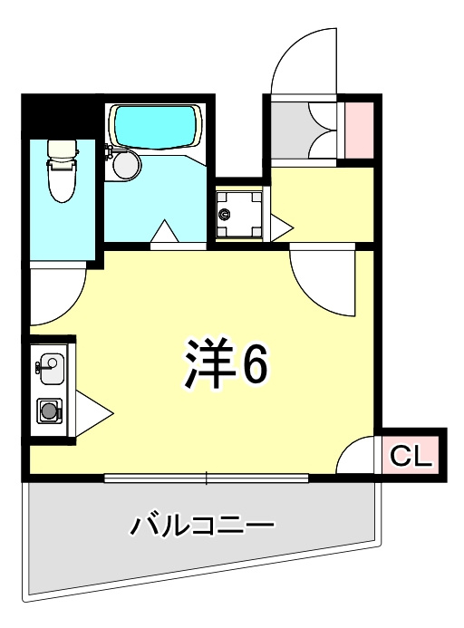 エストポワール堀江の間取り