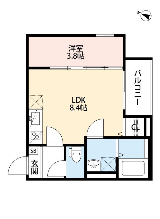 ルアナ新神戸の間取り