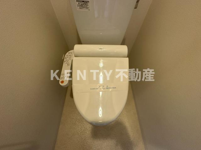 【トイレ】 | Ｒｉｓｉｎｇ　ｐｌａｃｅ　蒲田南 | ゆったりとした空間のトイレです